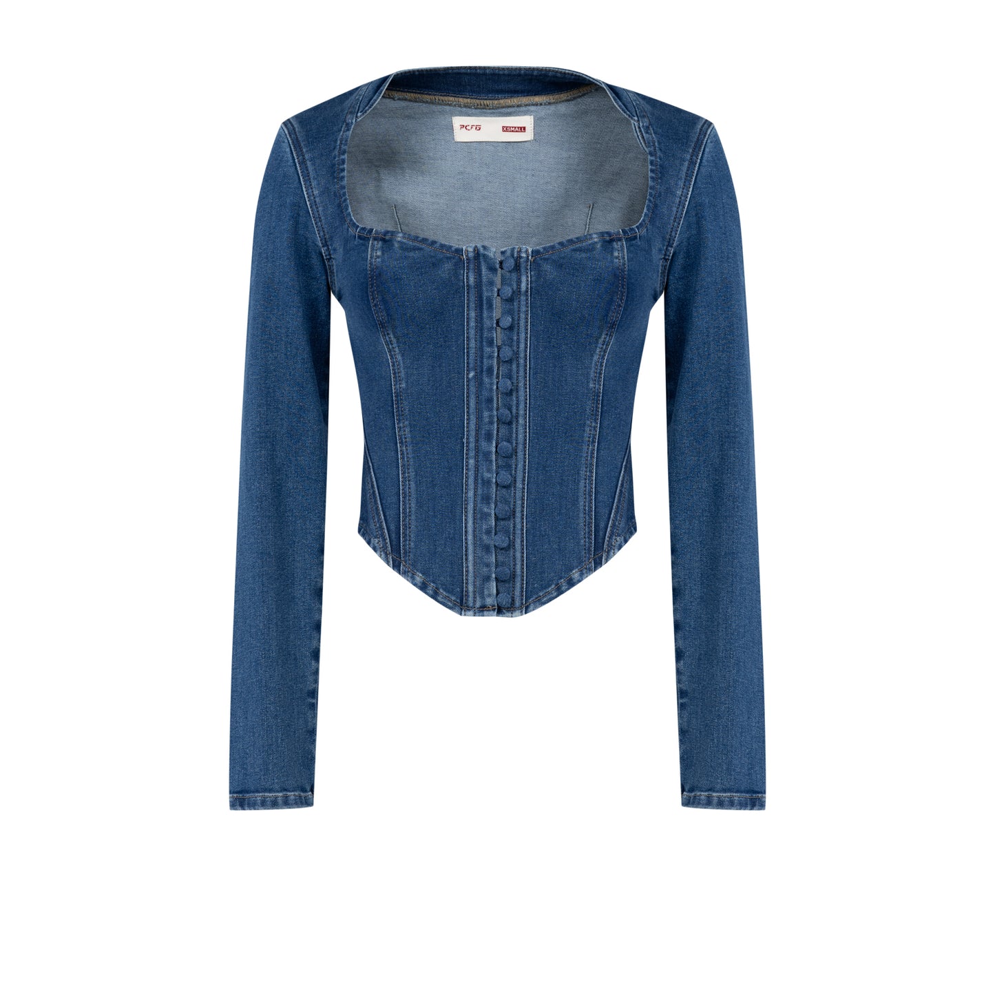 Your *itch Korse Denim Üst