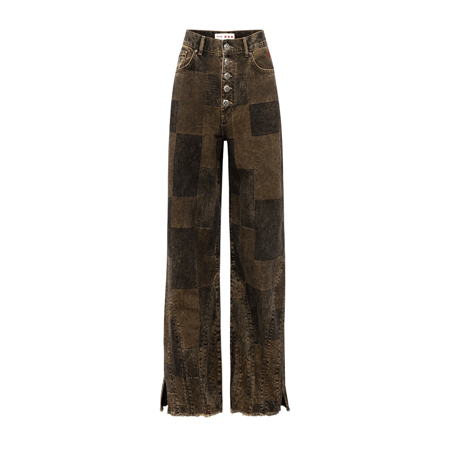 Your *itch Renk Bloklu Denim Pantolon