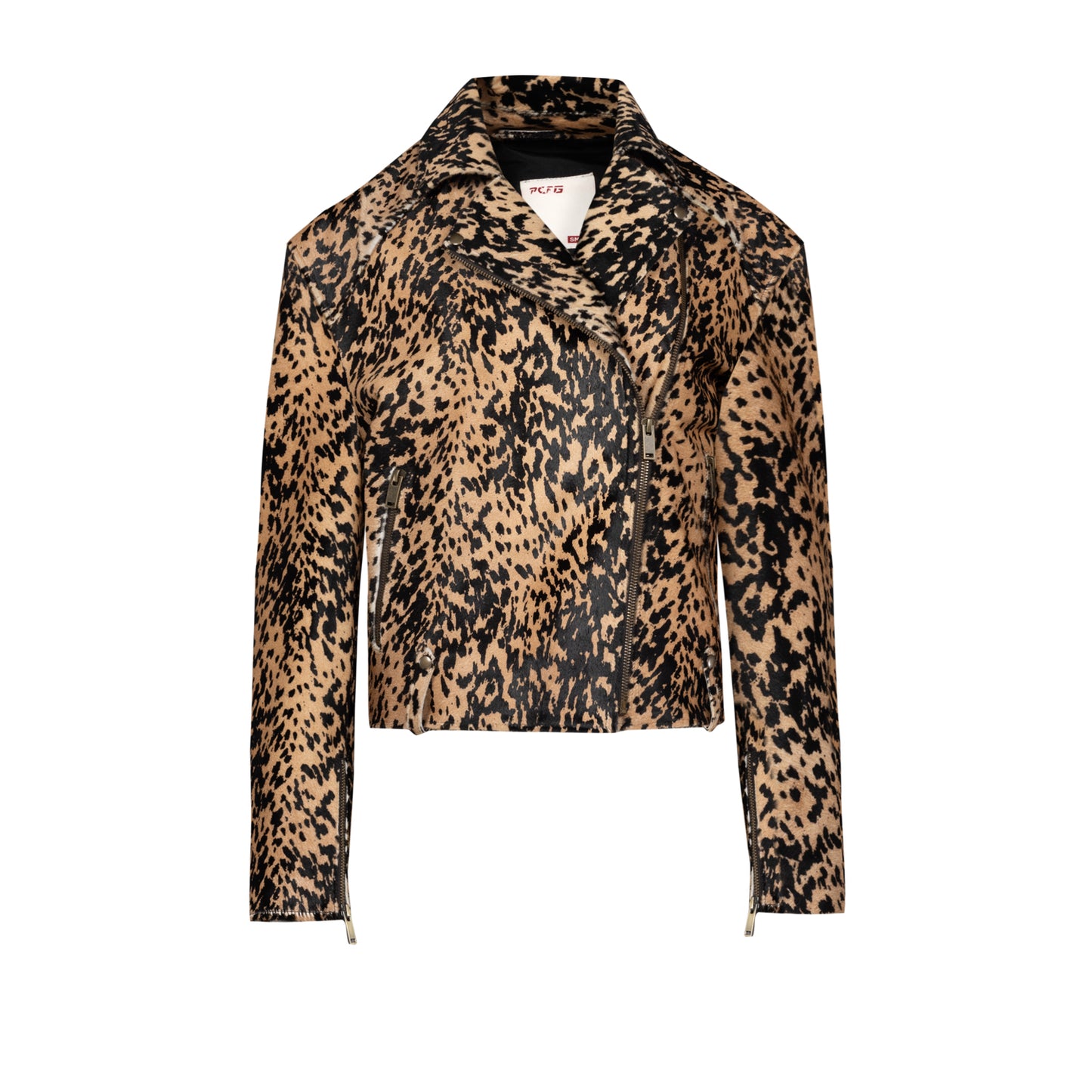 Your *itch Leopar Desenli Deri Ceket