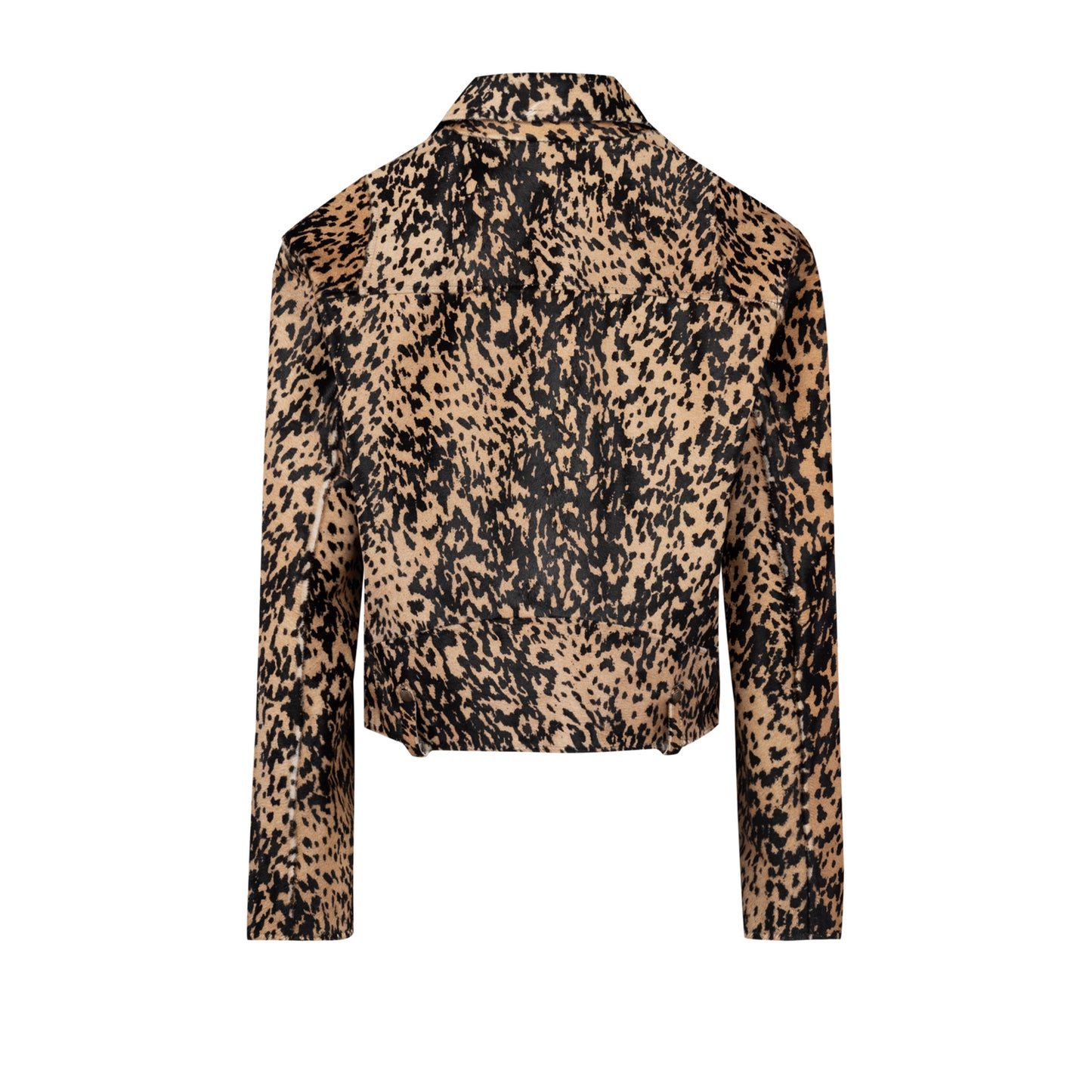 Your *itch Leopar Desenli Deri Ceket
