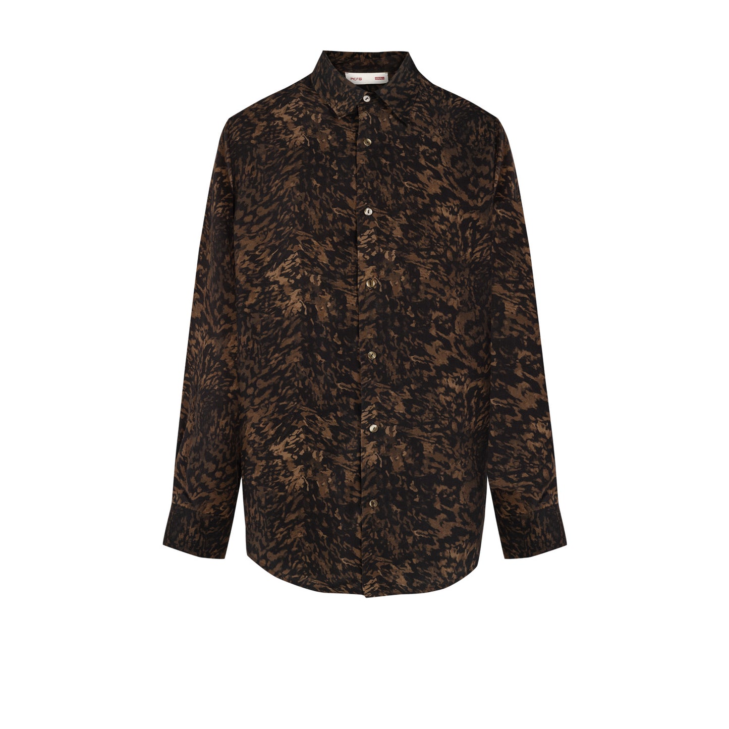 Your *itch Leopar Desenli Uzun Kollu Gömlek