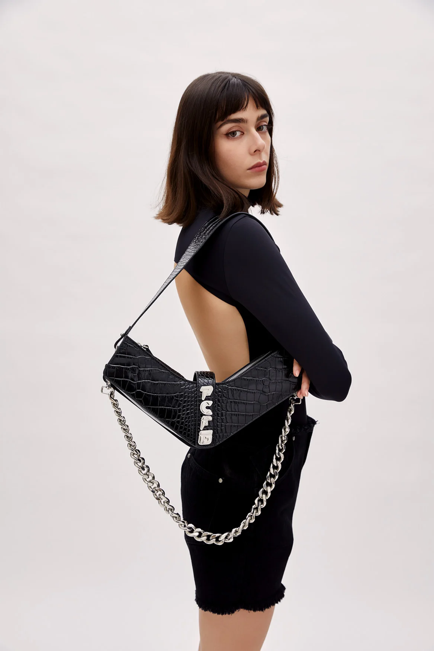 Boomerang Black Bag