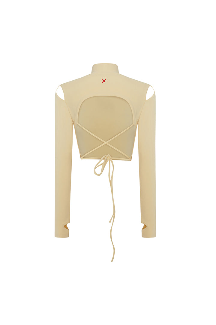 Boomerang Long Sleeve Crop Top