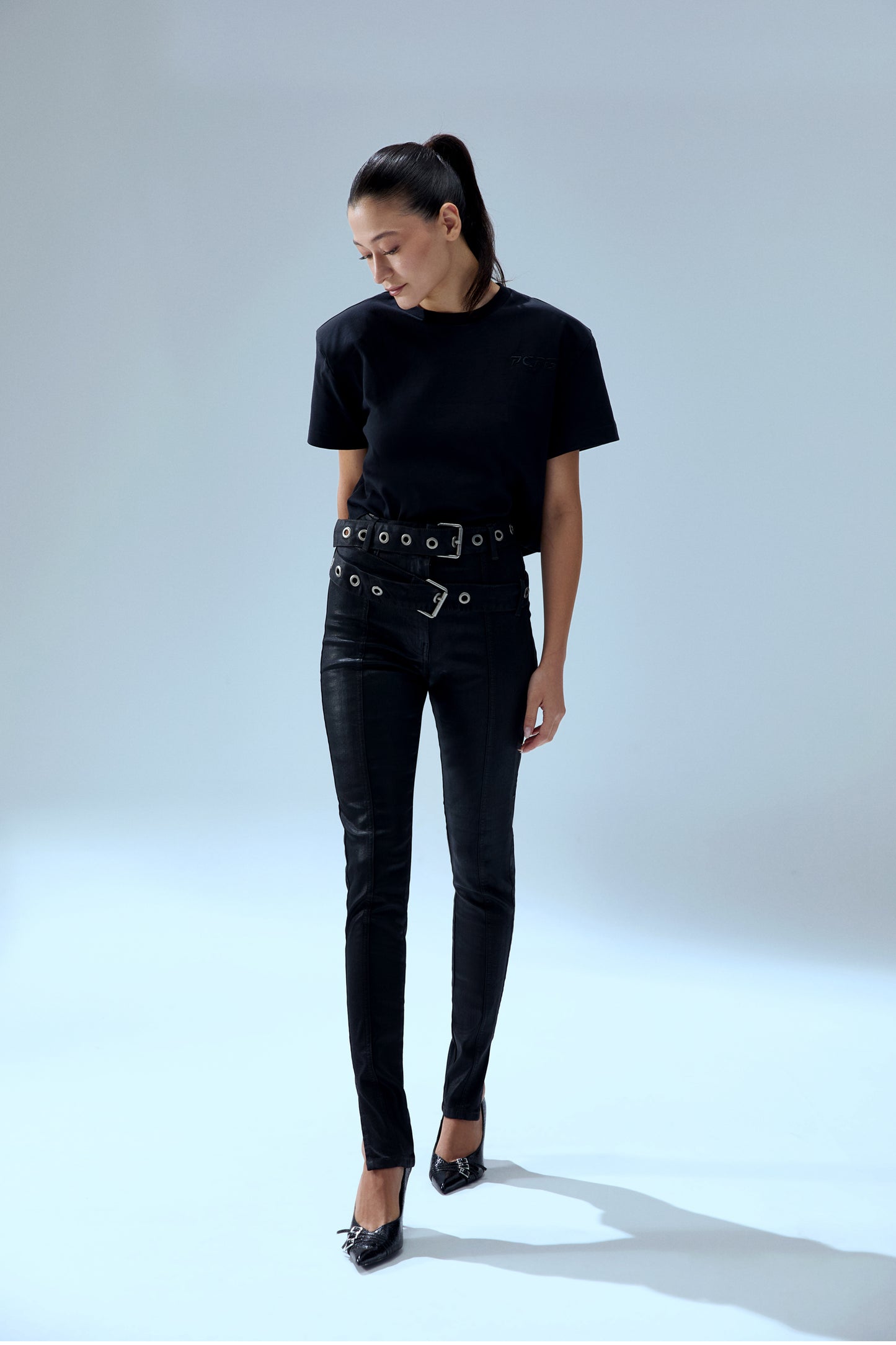 Your *itch Çift Kemerli Denim Pantolon