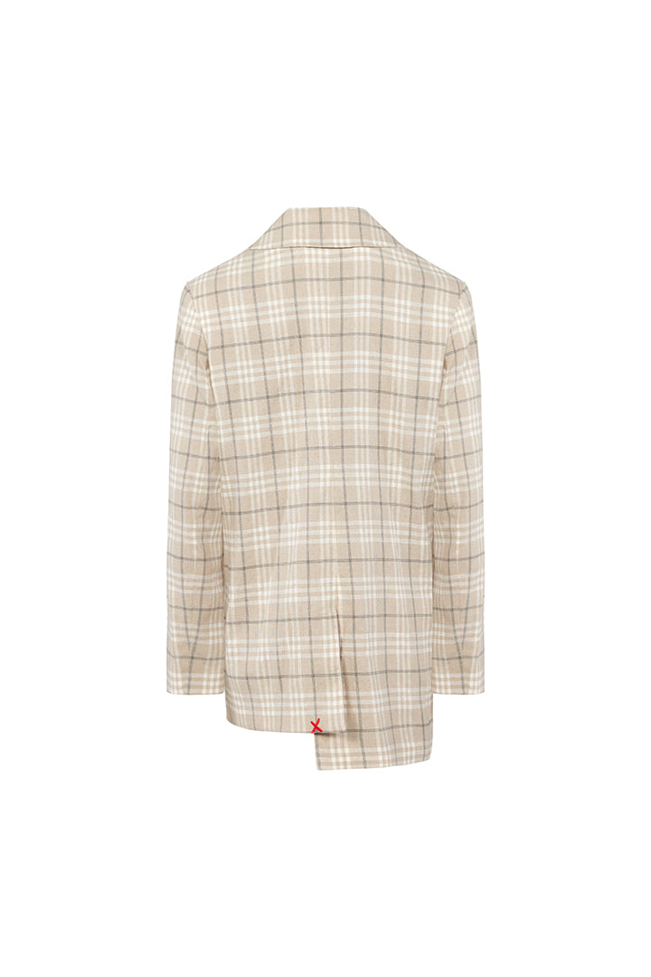 Free Heaven Çok Renkli Kare Desenli Blazer