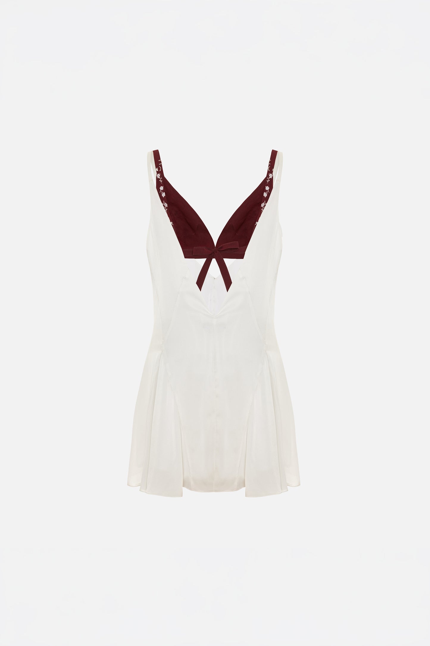 The Broderie Anglaise Edit Nakışlı Büstiyer Detaylı Saten Elbise