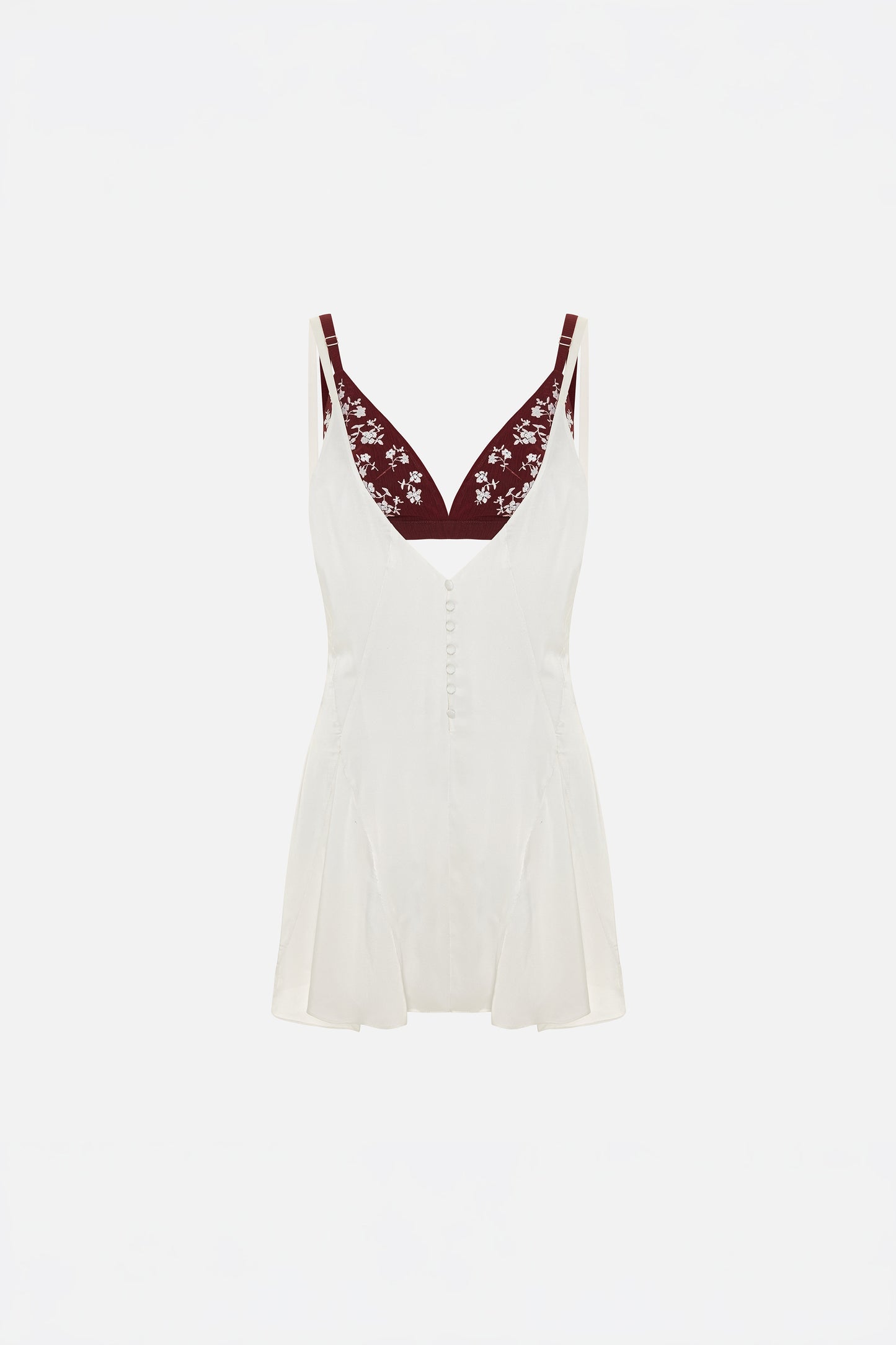 The Broderie Anglaise Edit Nakışlı Büstiyer Detaylı Saten Elbise