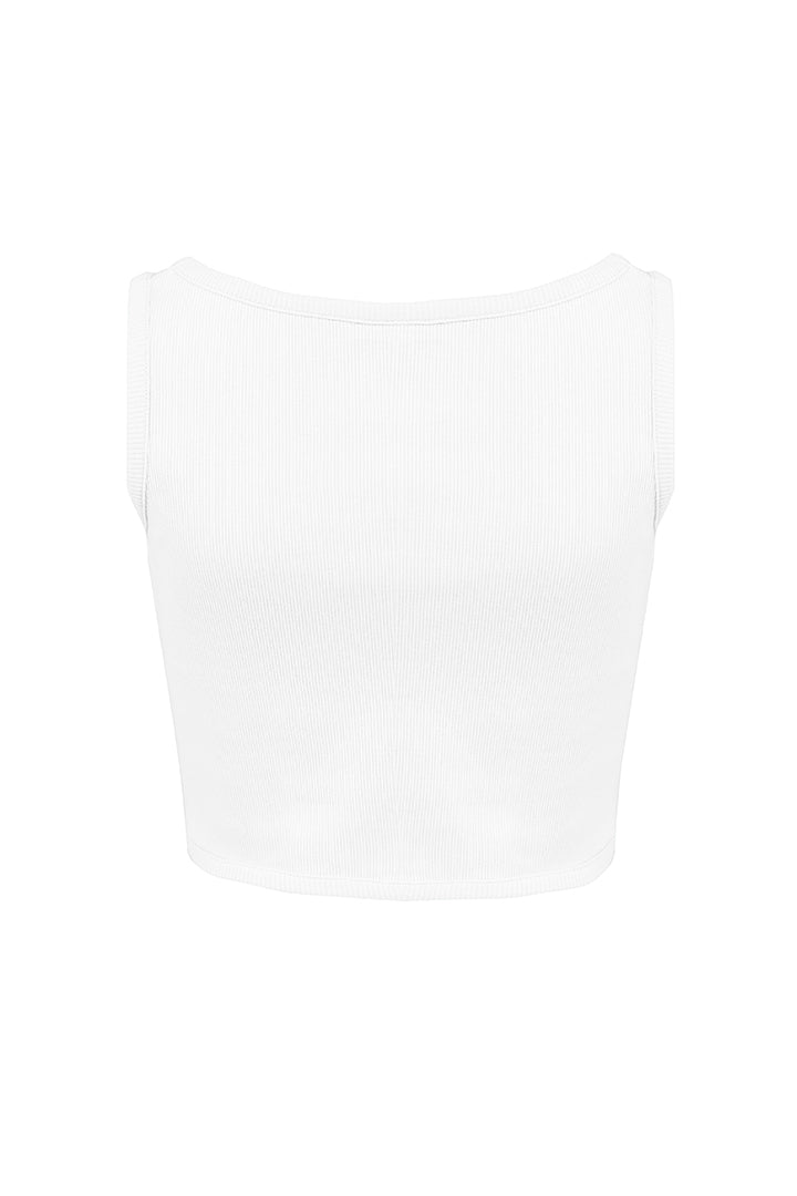 Free Heaven Rib Crop Tank Top