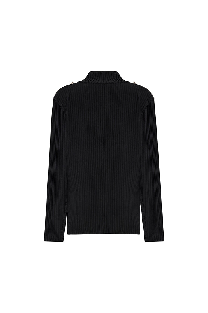 Day to Night in LA Knit Cardigan With Zip Detail