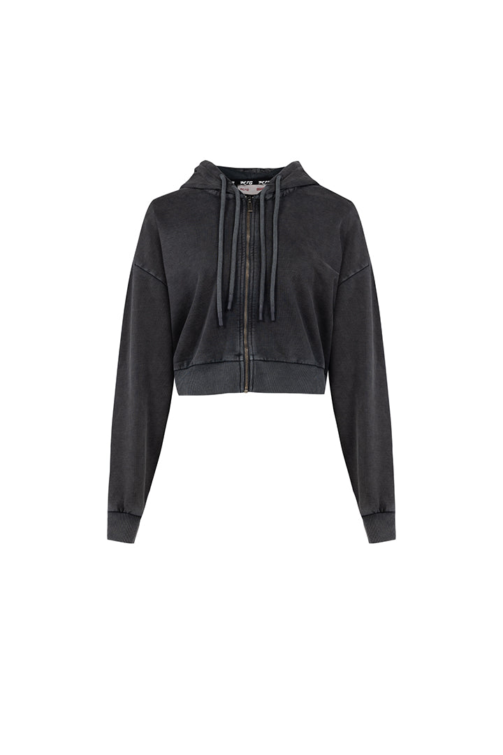 Your *itch Asit Yıkamalı Fermuarlı Hoodie