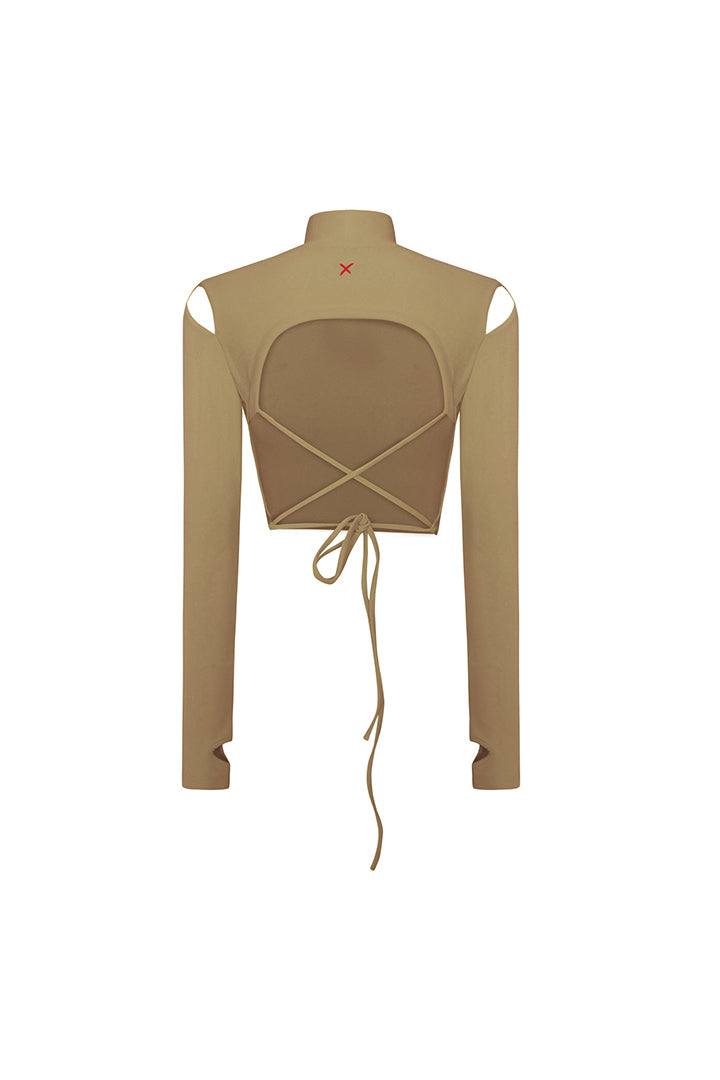 Boomerang Long Sleeve Crop Top