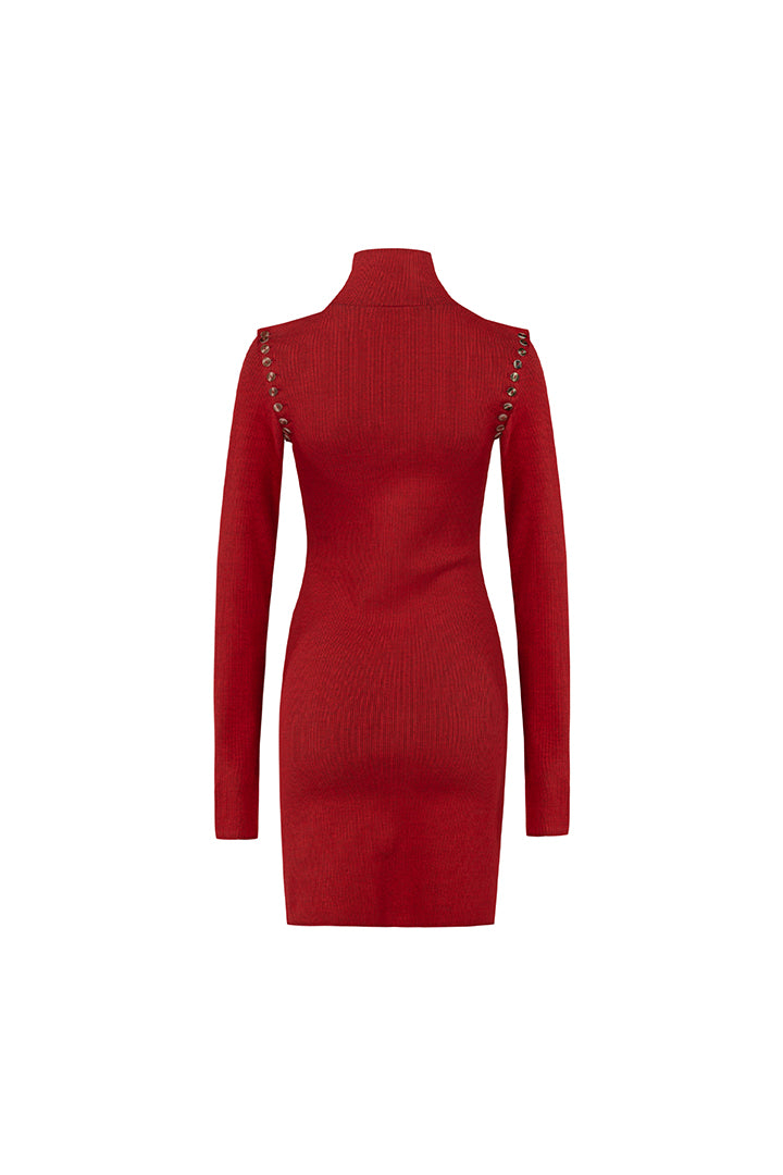 Your *itch Two tones Rib Long Sleeve Top