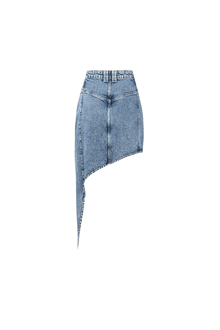 Free Heaven Kesik Detaylı Denim Etek
