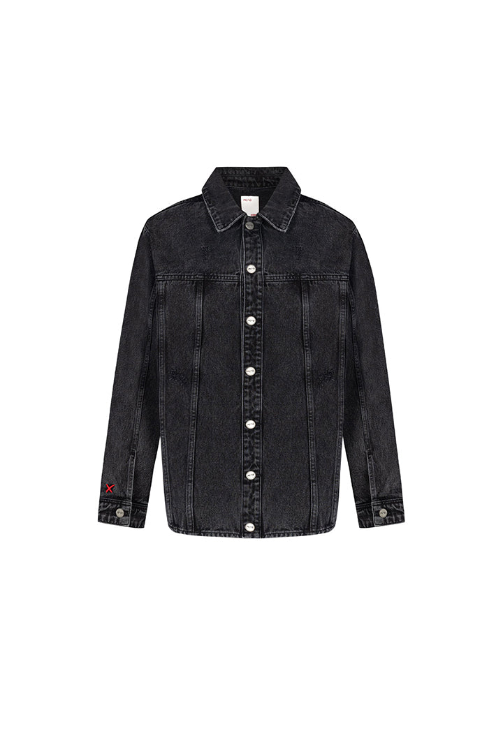 Free Heaven Eskitilmiş Denim Ceket