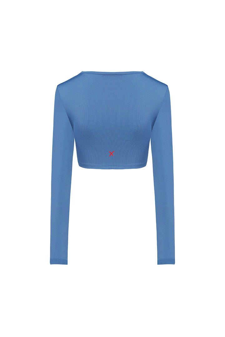 Free Heaven Long Sleeve Crop Top