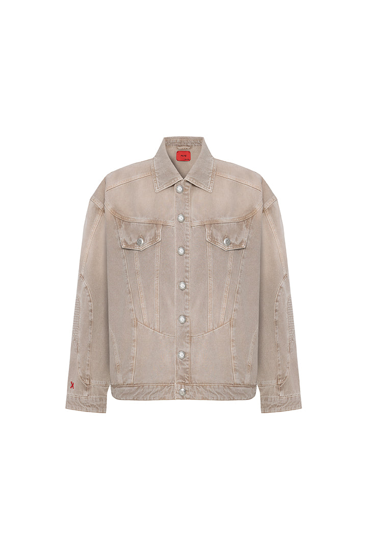 Day to Night in LA Soluk Görünümlü Denim Ceket