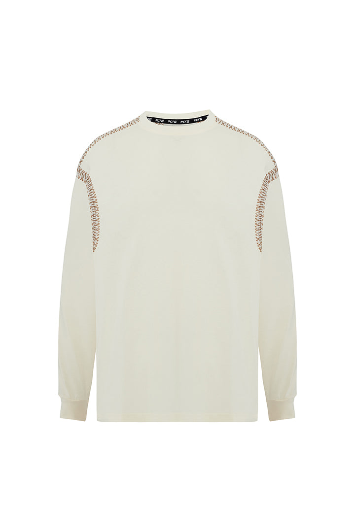 Boomerang Knit Detail T-shirt