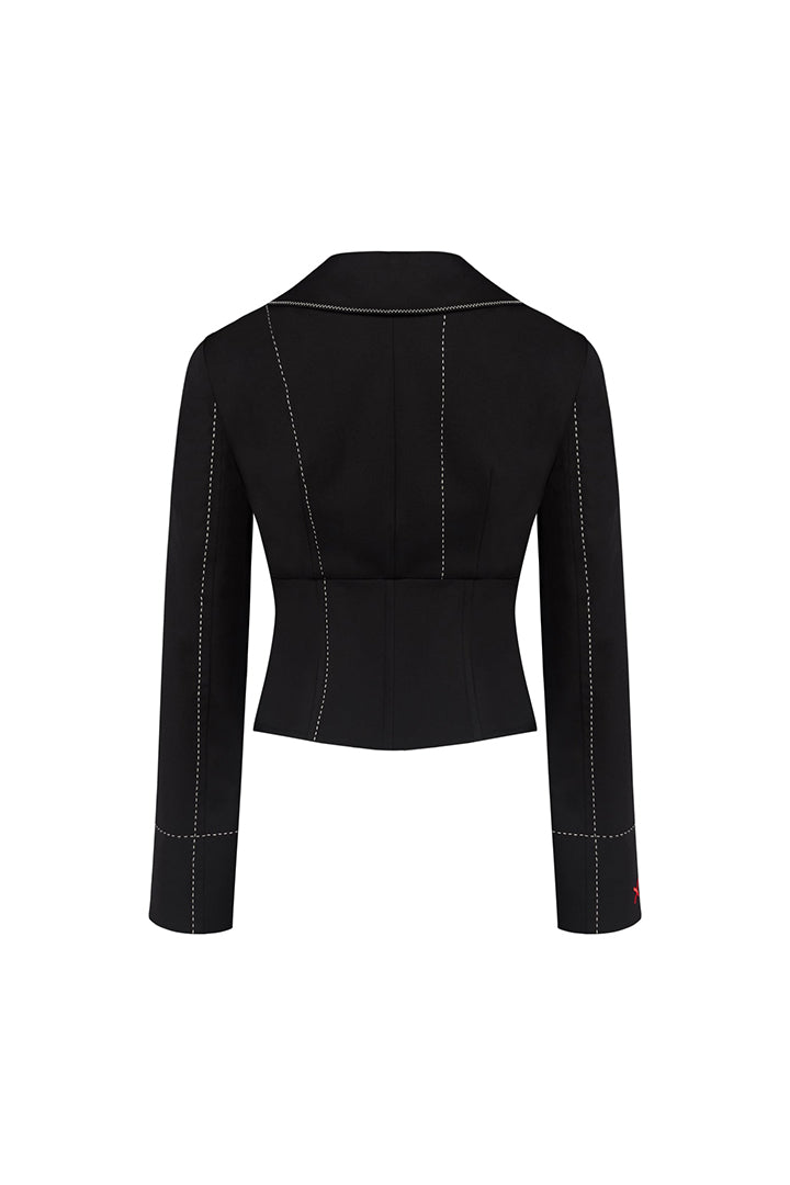 Free Heaven Dikiş Detaylı Korseli Blazer