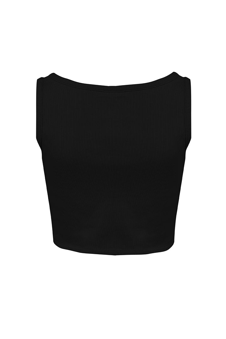 Free Heaven Rib Crop Tank Top