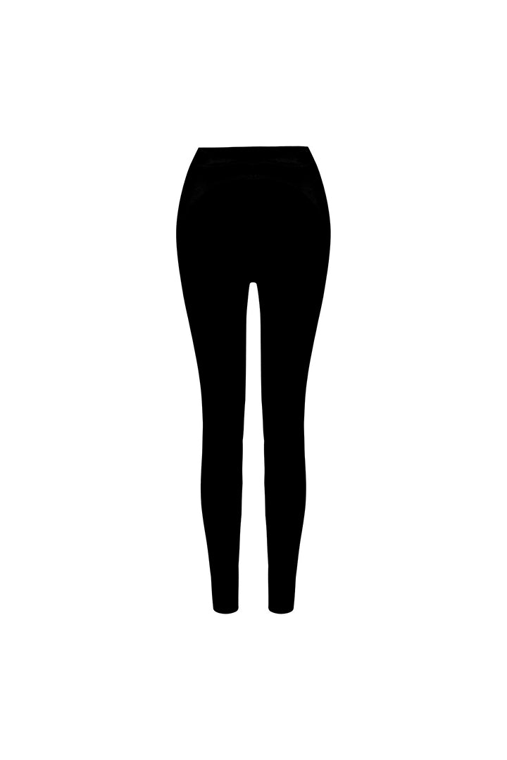 Boomerang Dikiş Desenli Spor Tayt