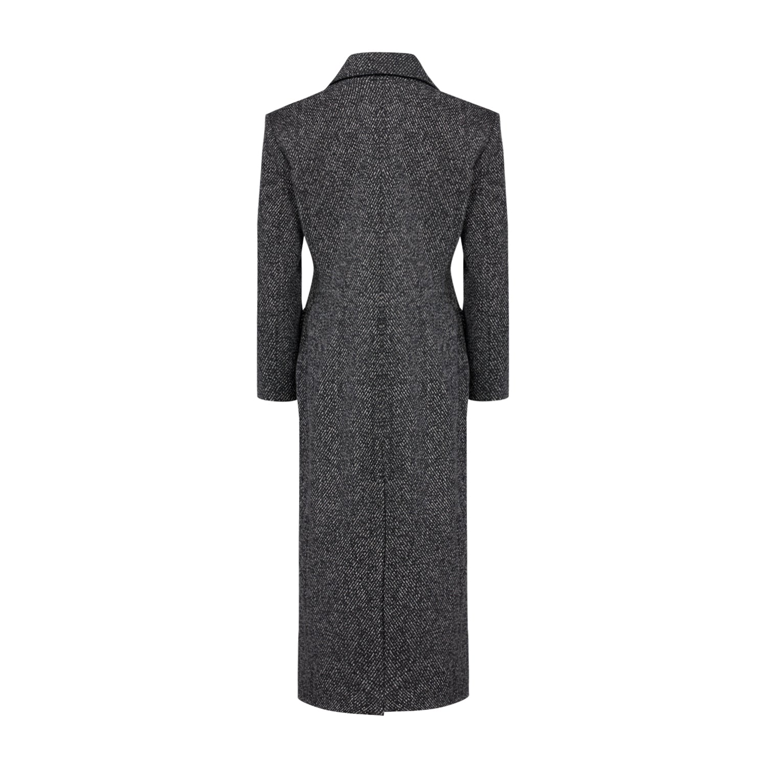 YOUR *ITCH CASHMERE BLEND LONG OVERCOAT - GREY