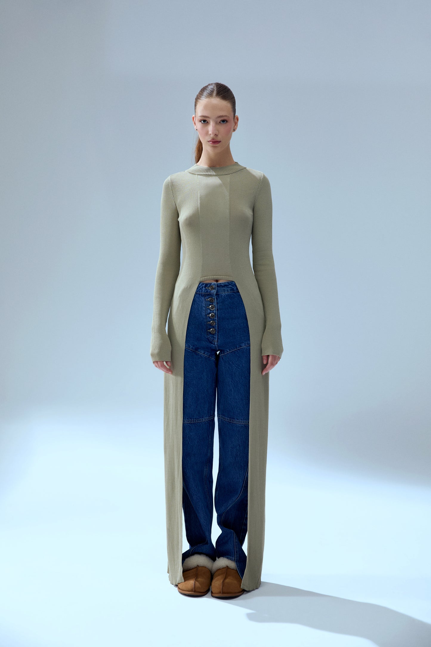 Your *itch Kuyruk Detaylı Triko Üst