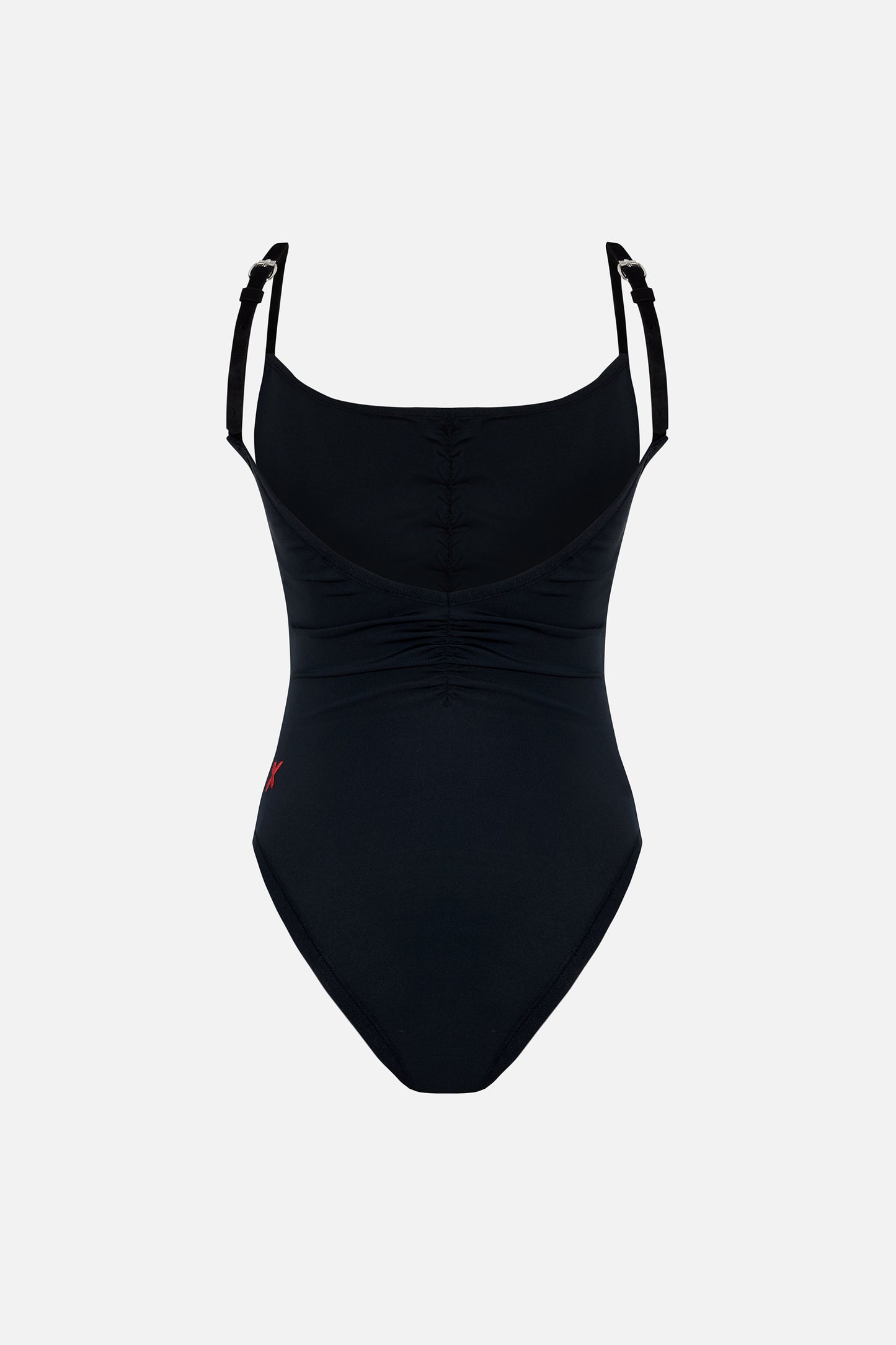 Women's Black Strappy Bodysuit