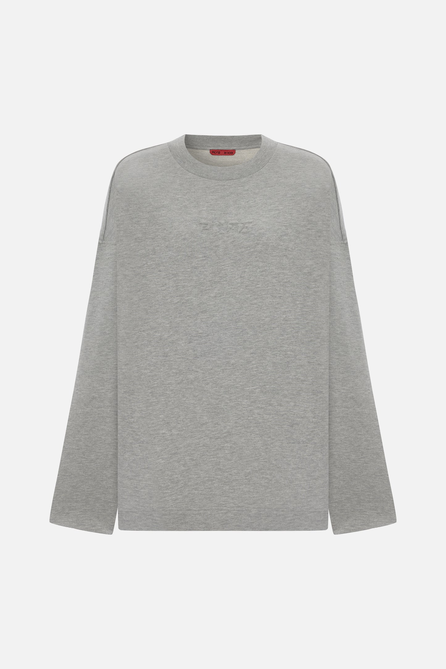 Oversize Fit Erkek Gri Sweatshirt