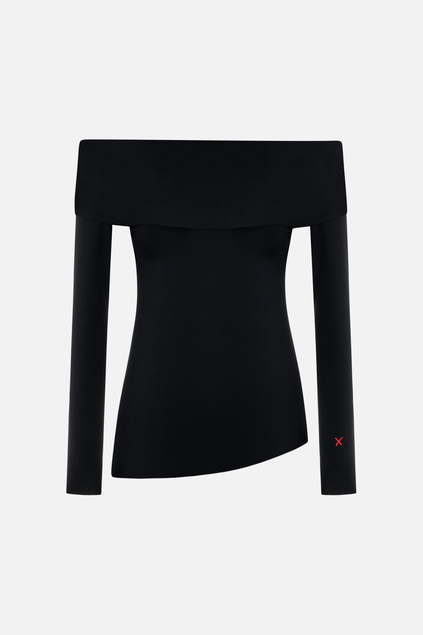 Women's Black Multi-Way Draped Top