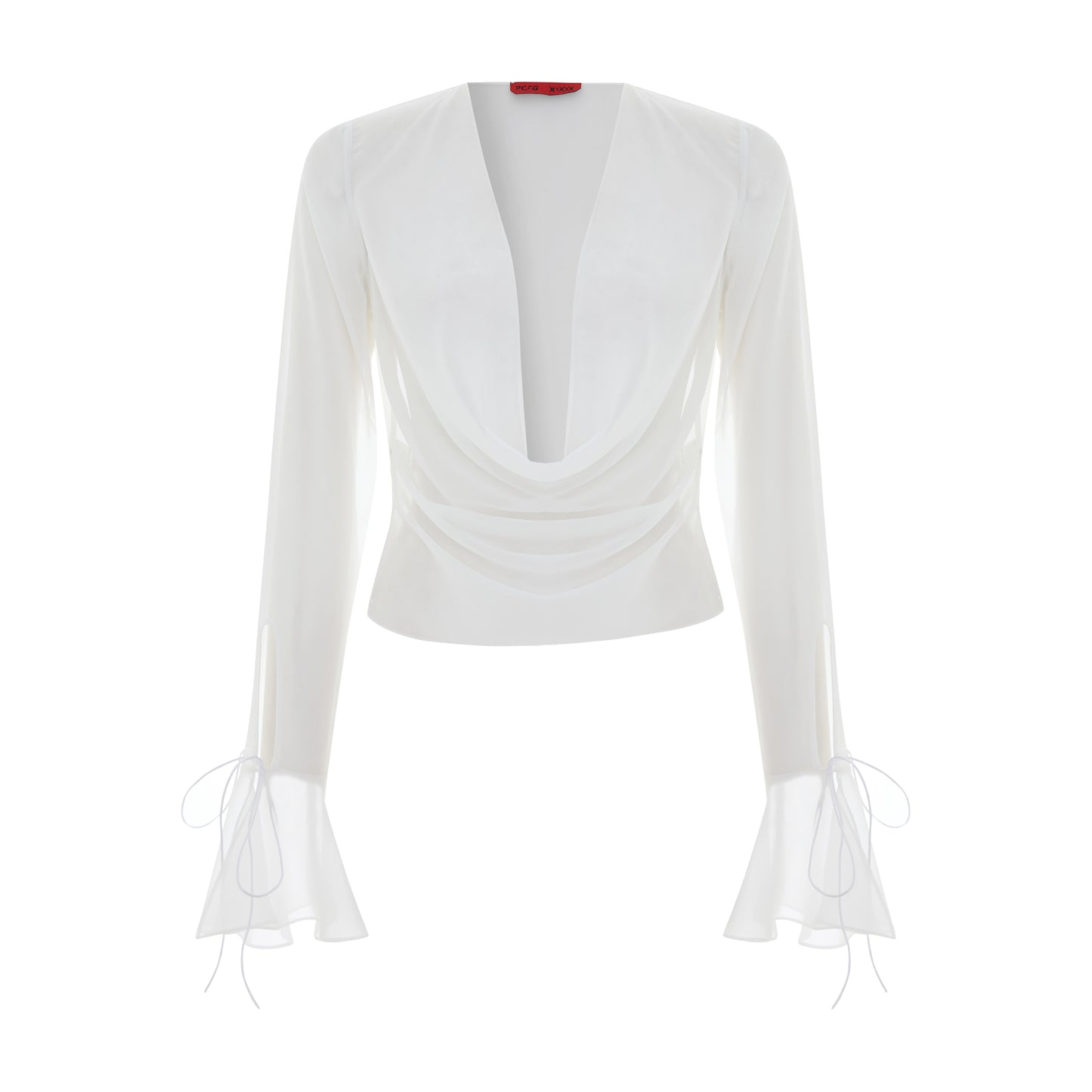 Euphoria Derin V Yaka  Bağlamalı Bluz