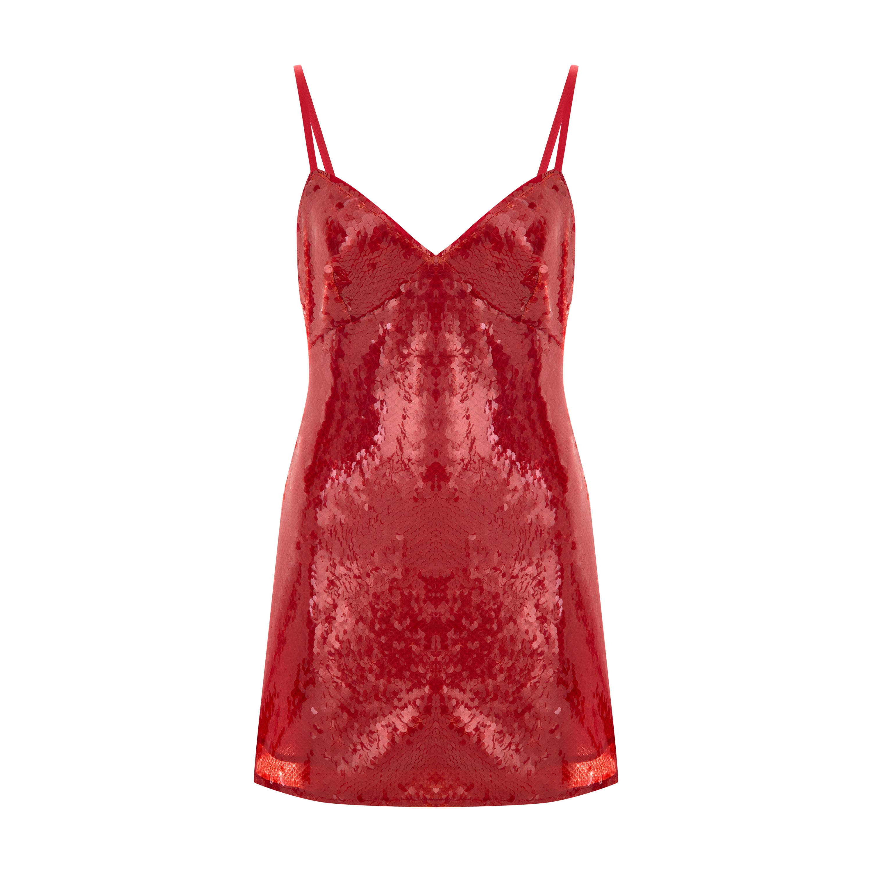 Sequin Cross Strap Mini Dress