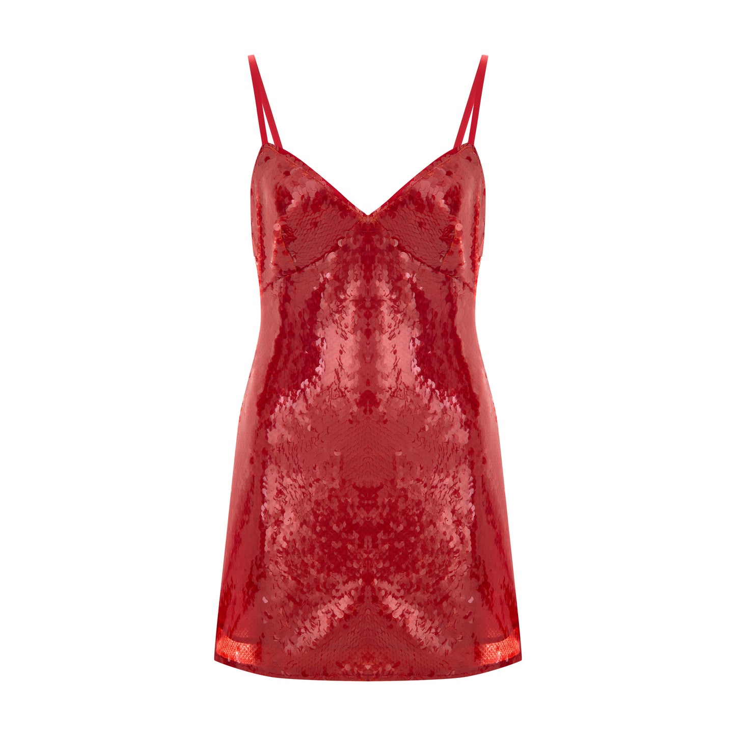 Euphoria Payetli Çapraz Askılı  Mini Elbise