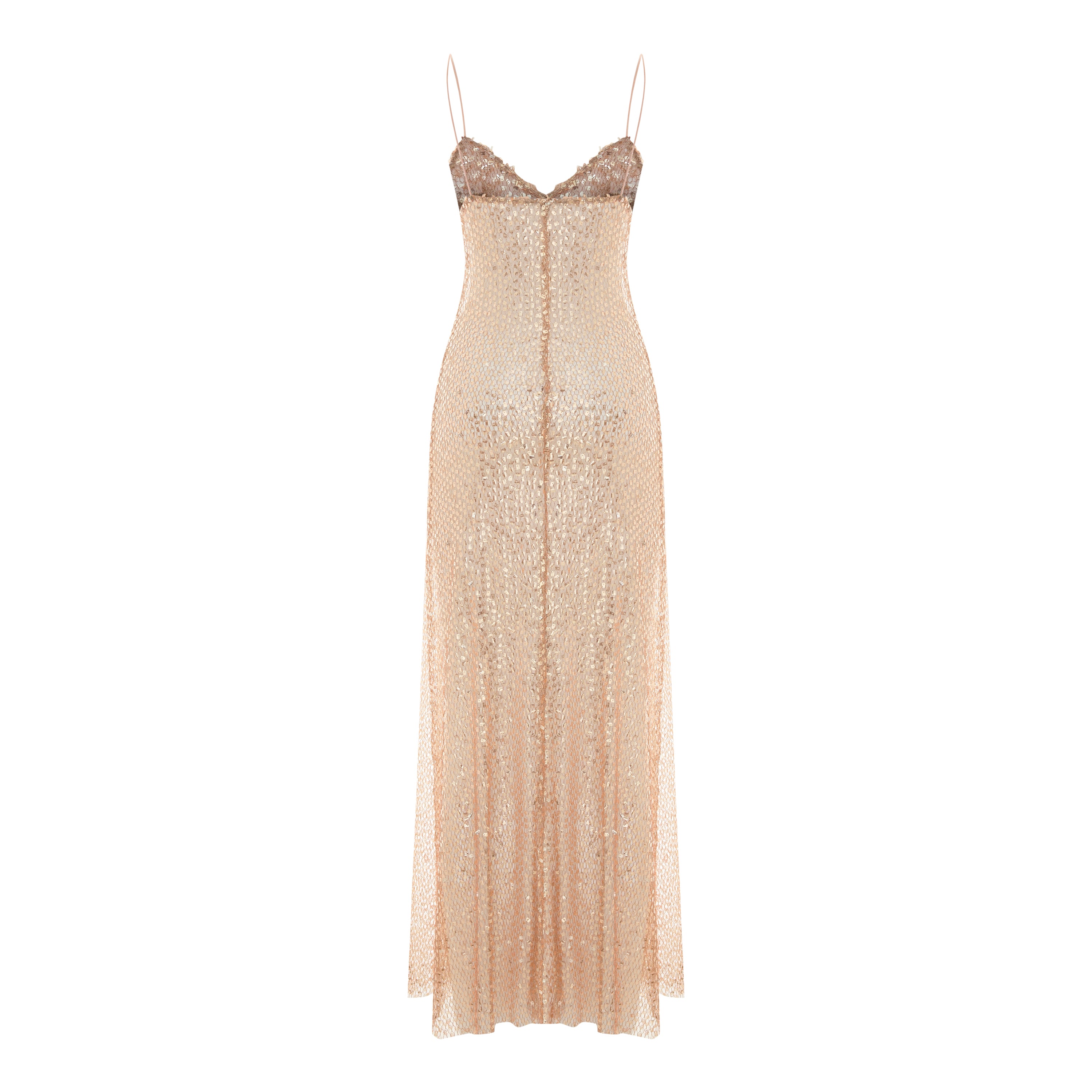 Dress with Orange Stones