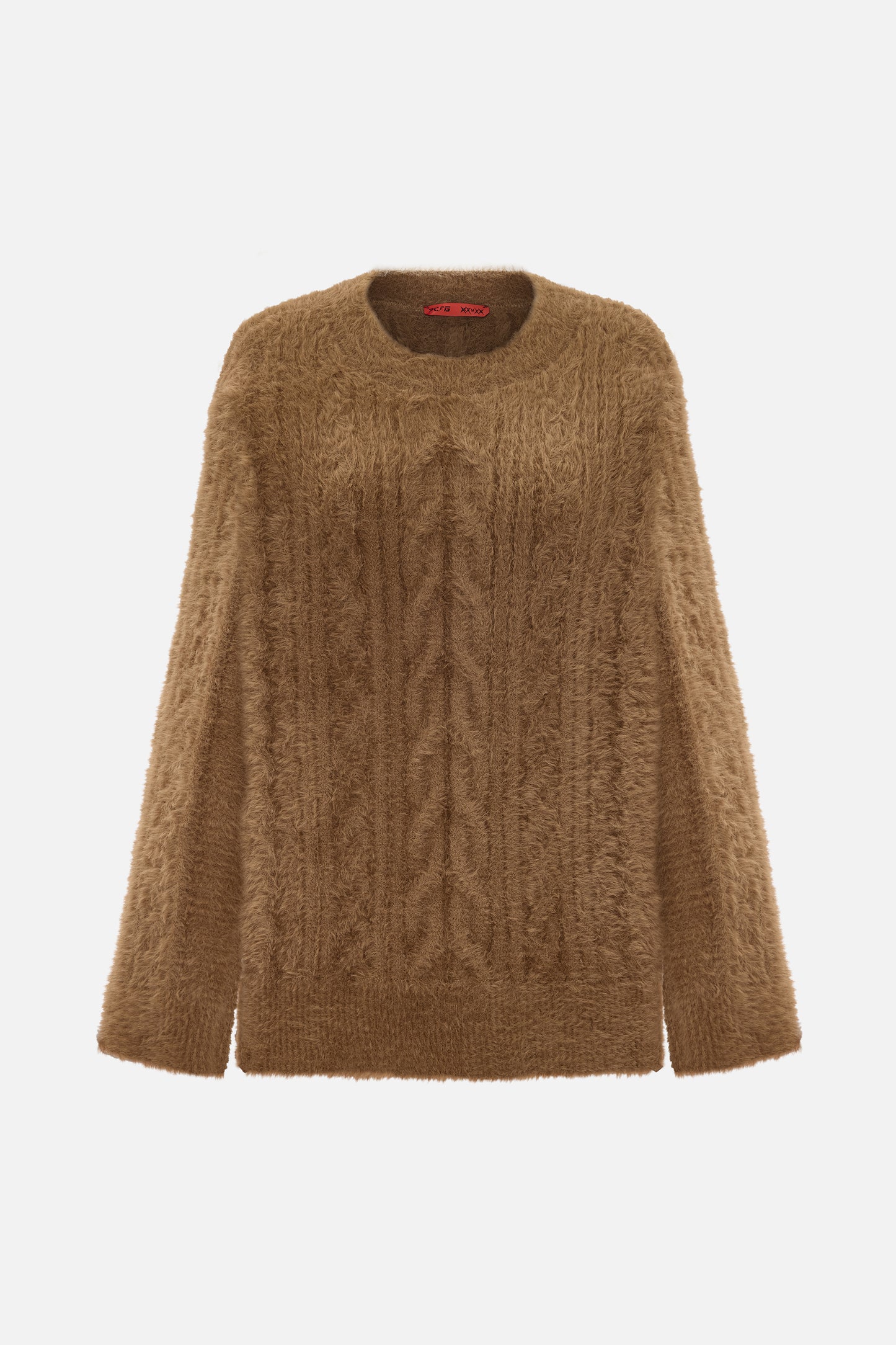 Men's Brown Knit Sweater