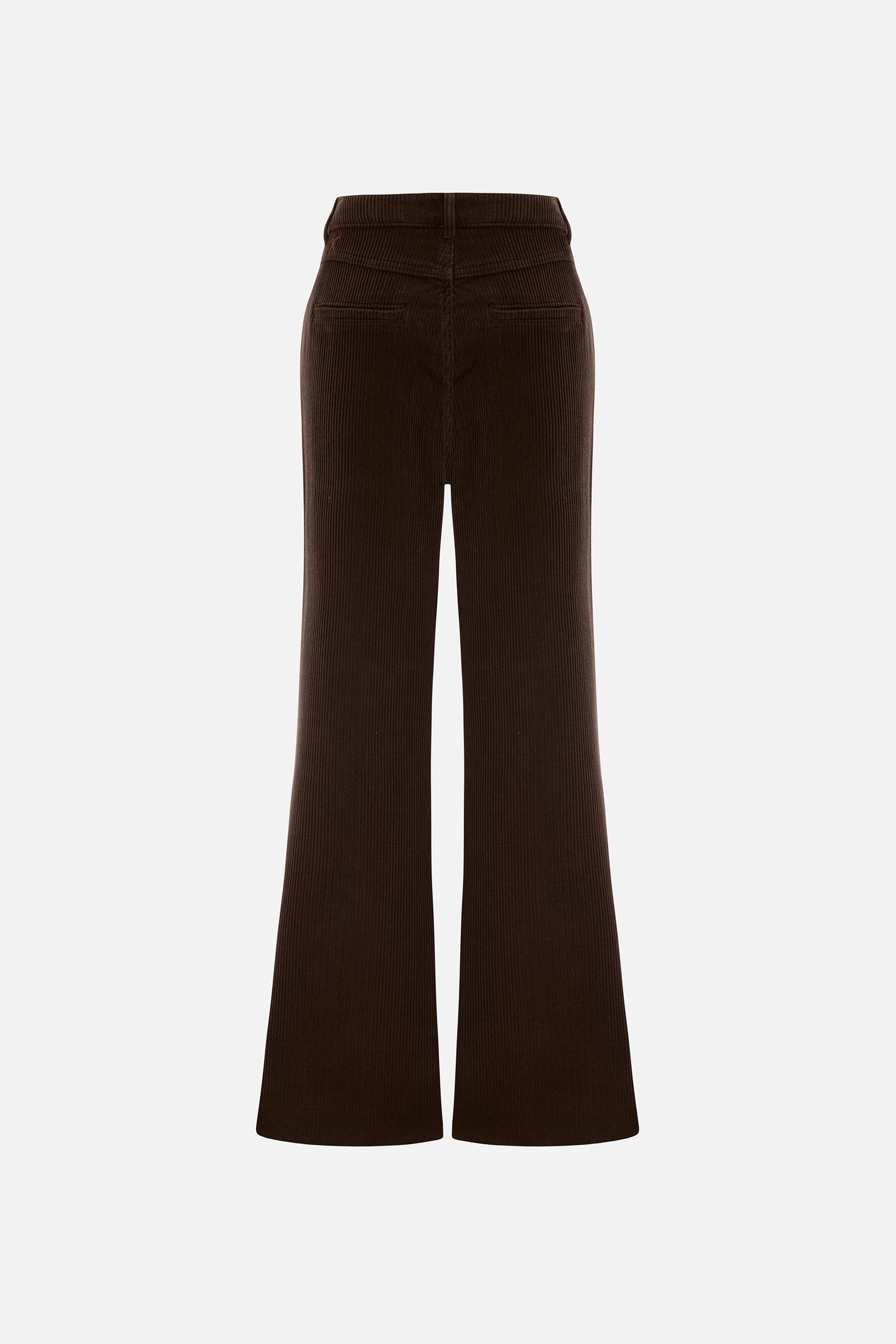 Men's Brown Flared Denim Pants