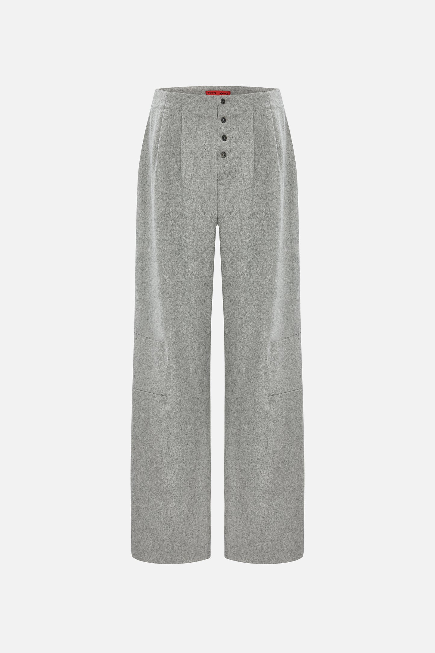 Relaxed Fit Erkek Gri Pantolon