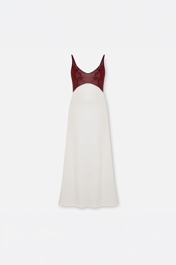 The Broderie Anglaise Edit Çiçek Nakışlı Midi Elbise