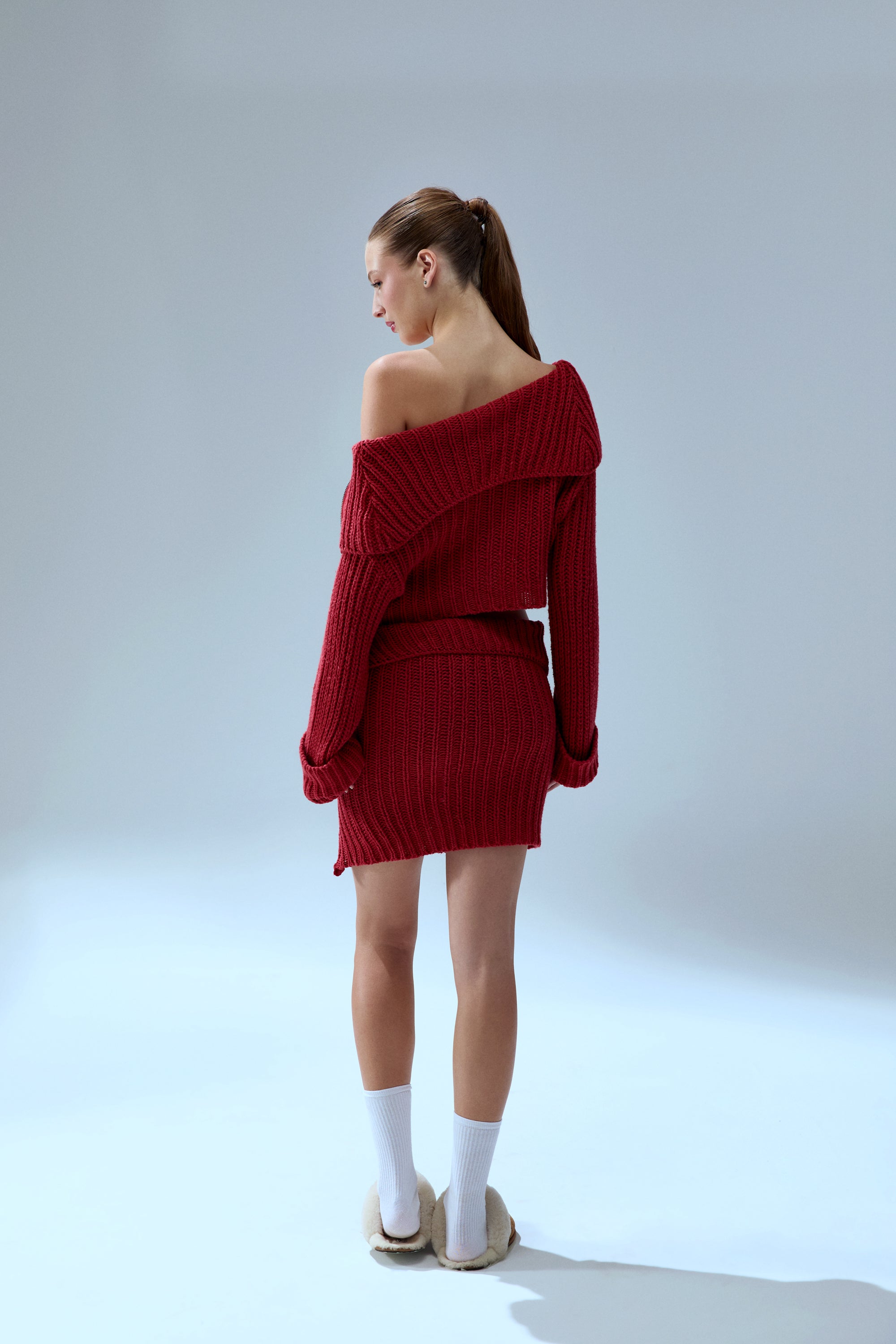 YOUR *ITCH ZIPPED KNIT SKIRT - SAMBA