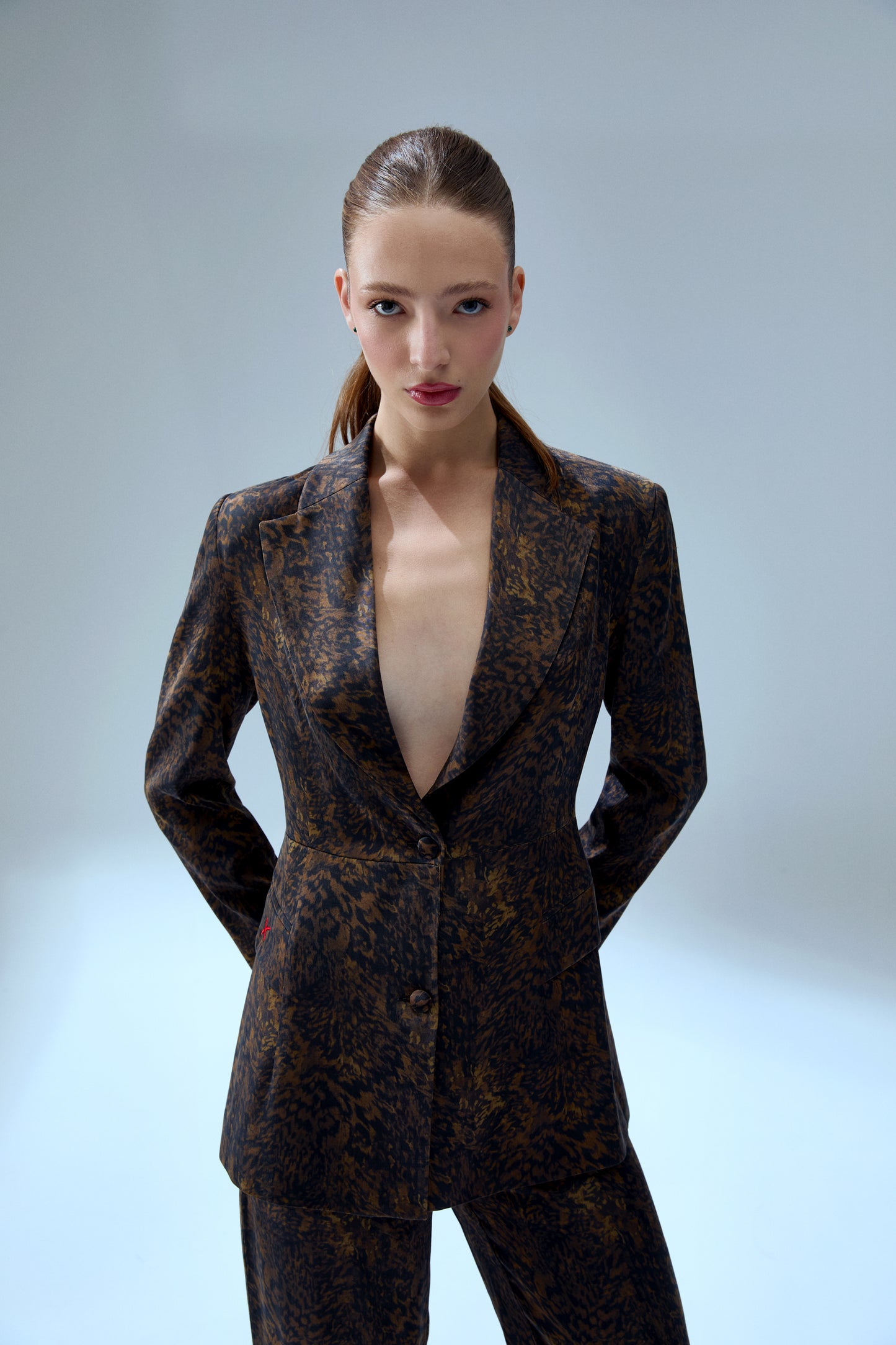 Your *itch Leopar Desenli Blazer Ceket