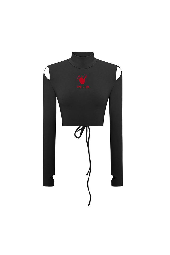 Boomerang Long Sleeve Crop Top