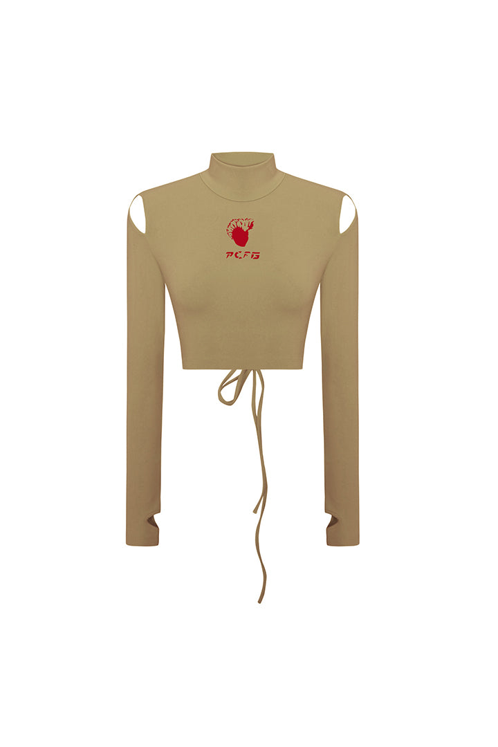 Boomerang Long Sleeve Crop Top