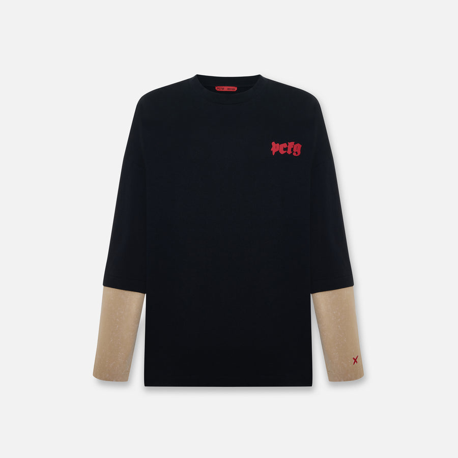 Daydreamers Asit Yıkama Kol Detaylı Baskılı Tişört