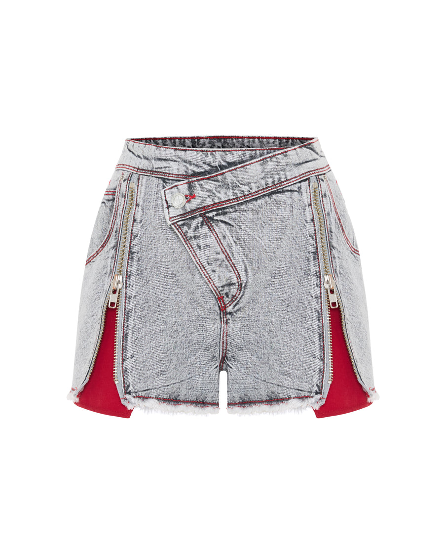 Day To Night in LA Fermuar Detaylı Şort