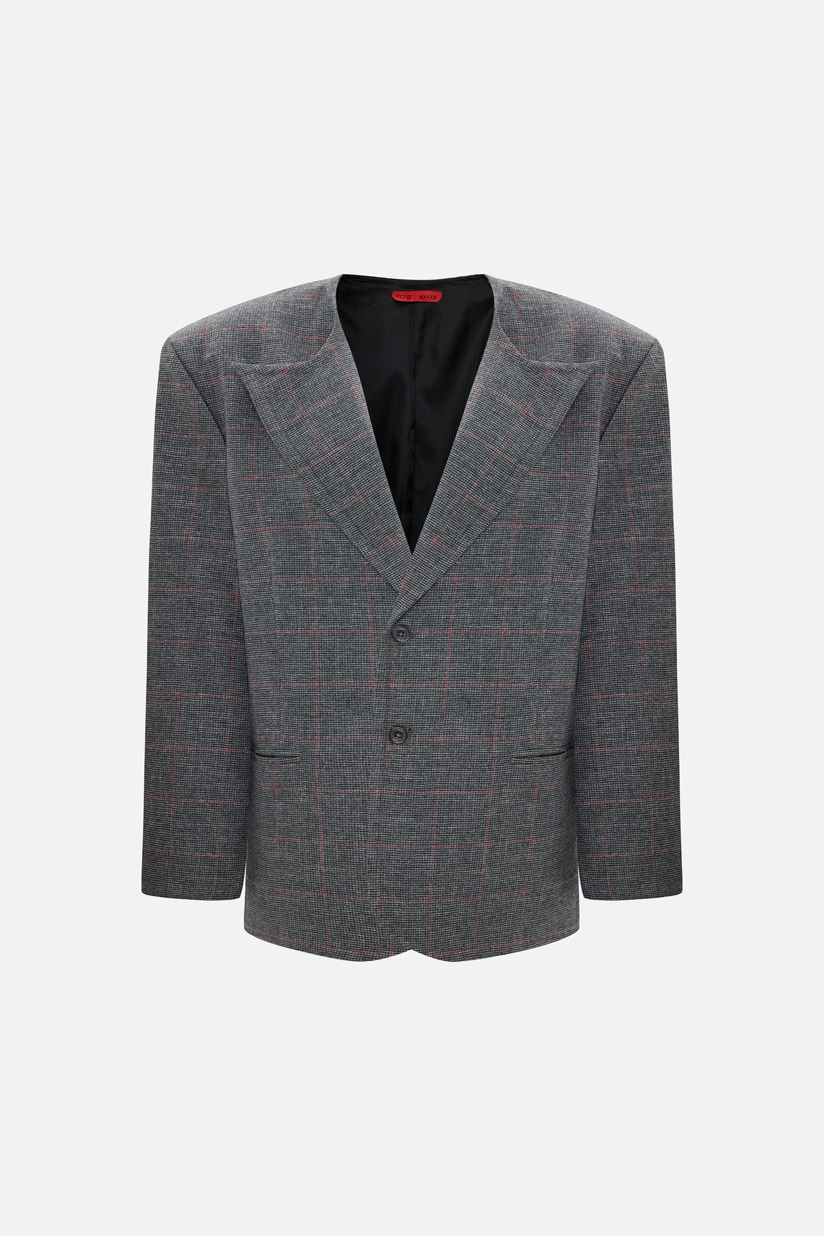Relaxed Fit Erkek Gri Ceket
