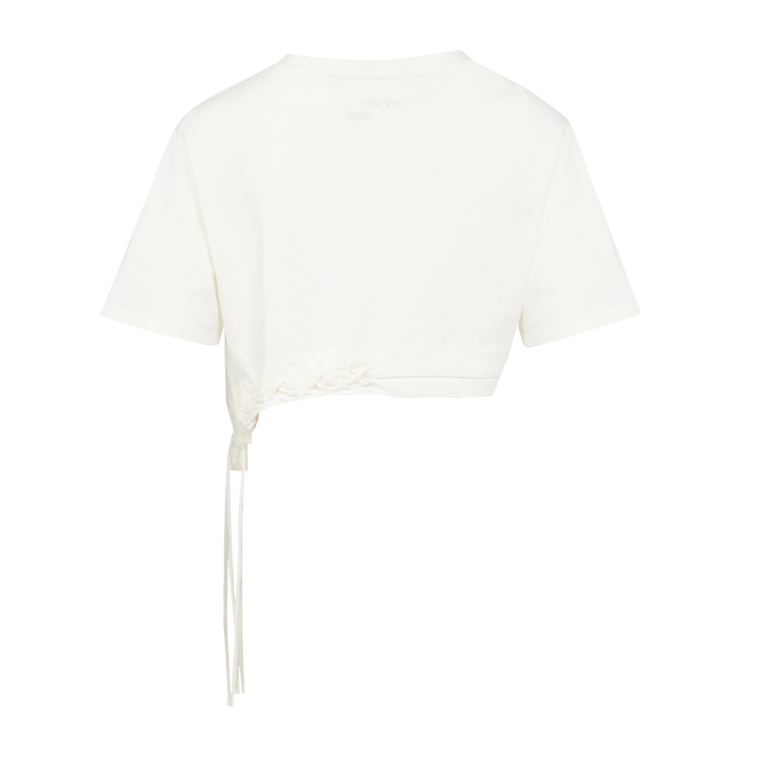 Free Heaven Crop String Tshirt - White
