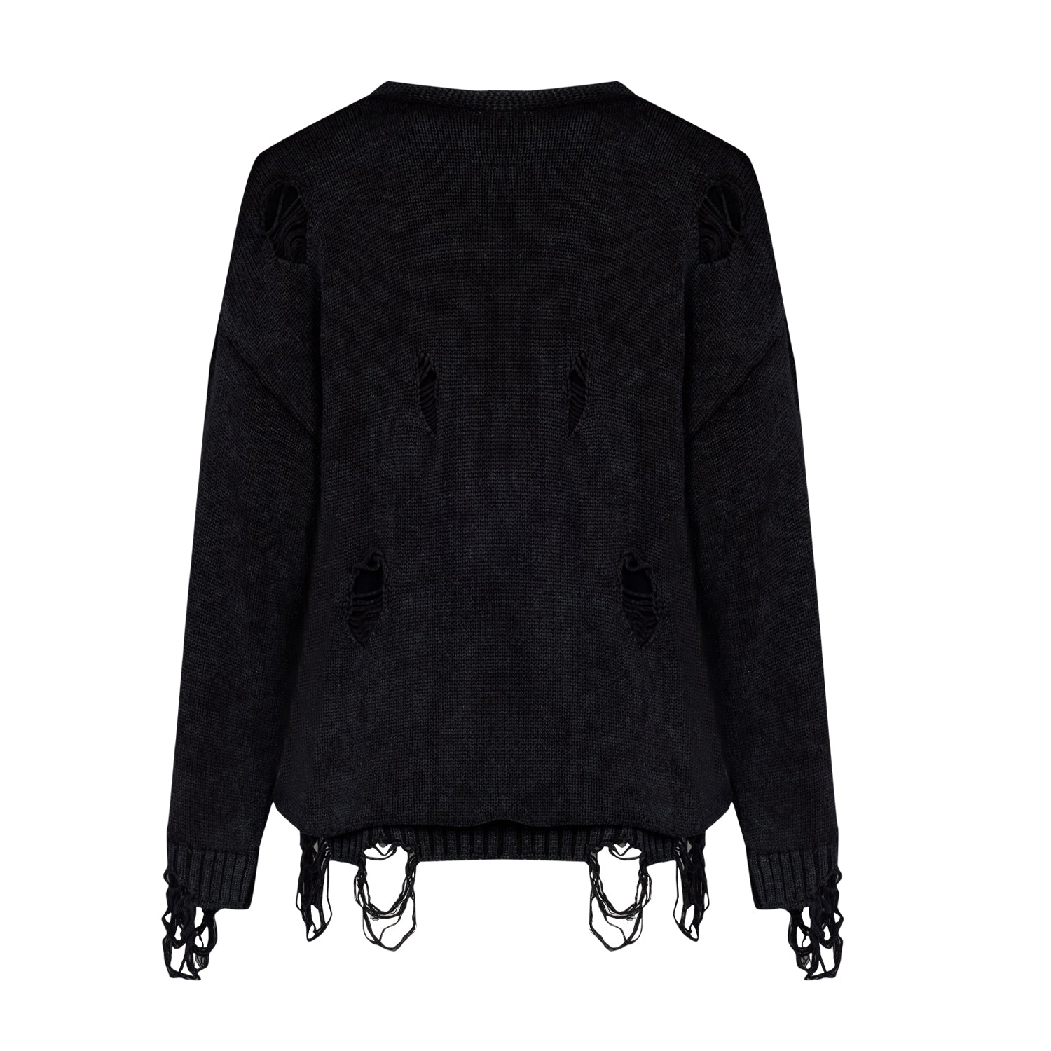 YOUR *ITCH RIPPED KNIT CARDIGAN