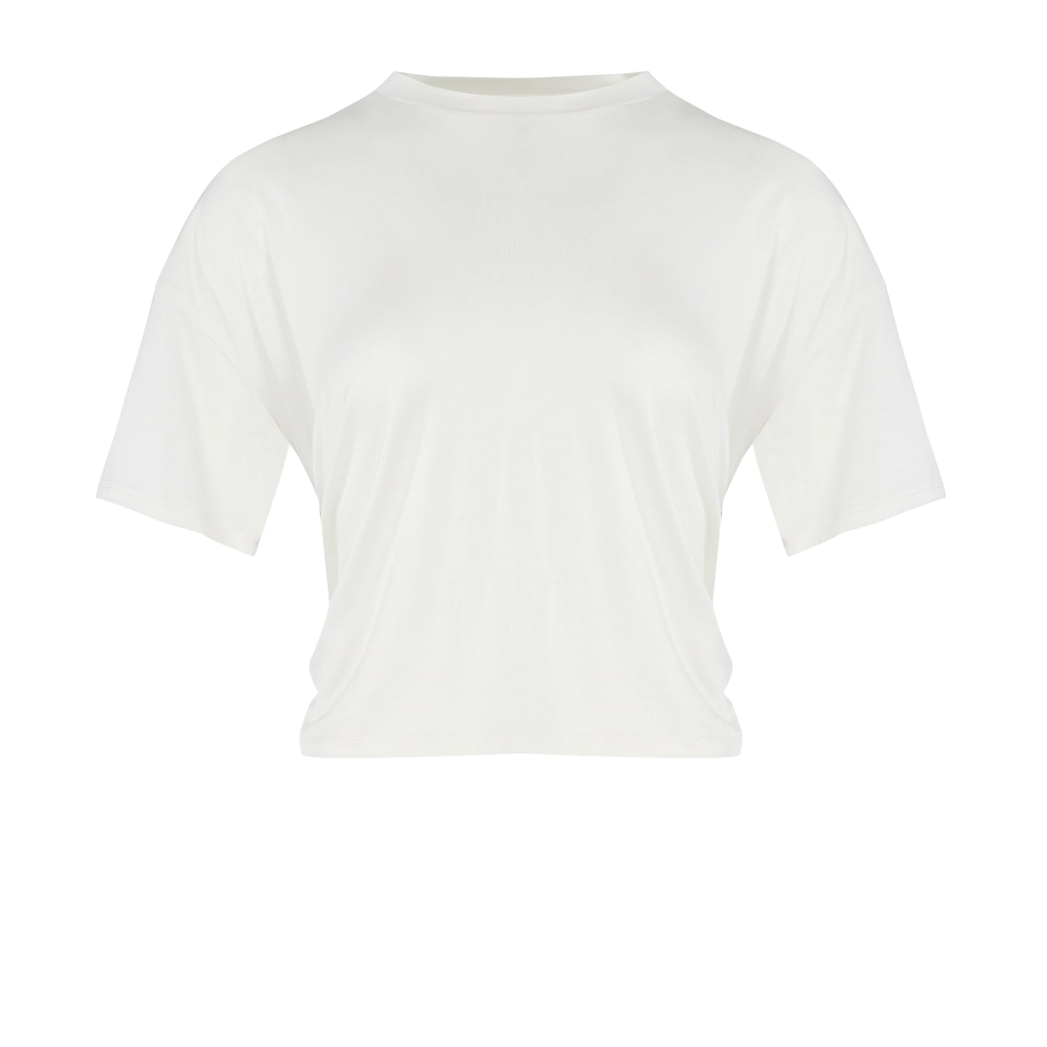 Free Heaven Crop Draped Tshirt - White