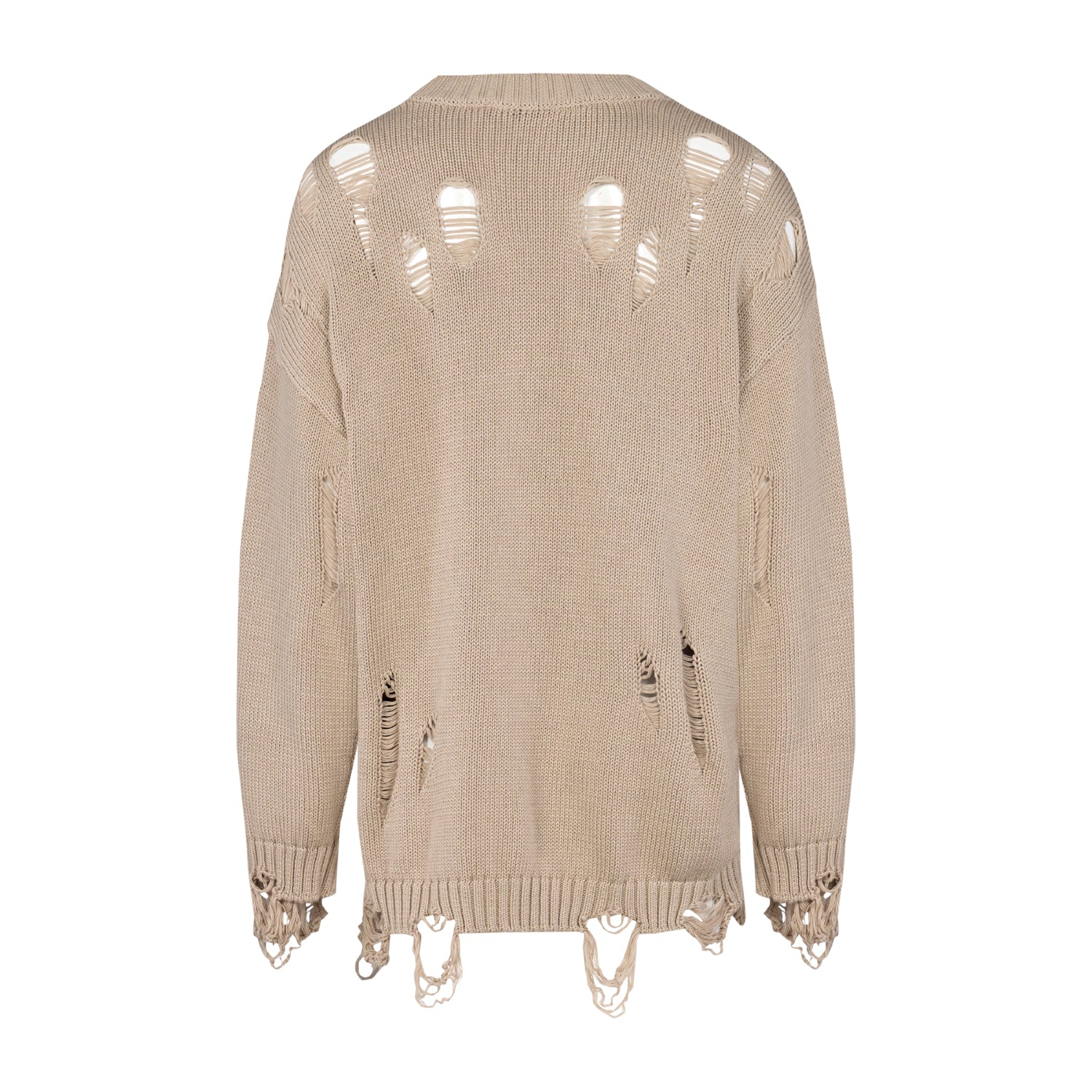 YOUR *ITCH RIPPED KNIT SWEAT