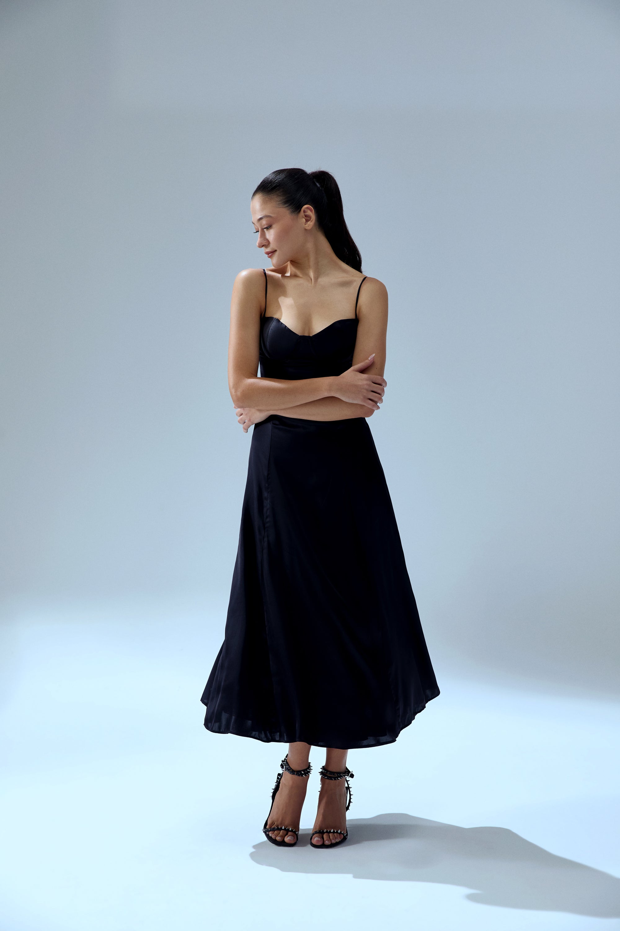 YOUR *ITCH SILK DRESS - BLACK
