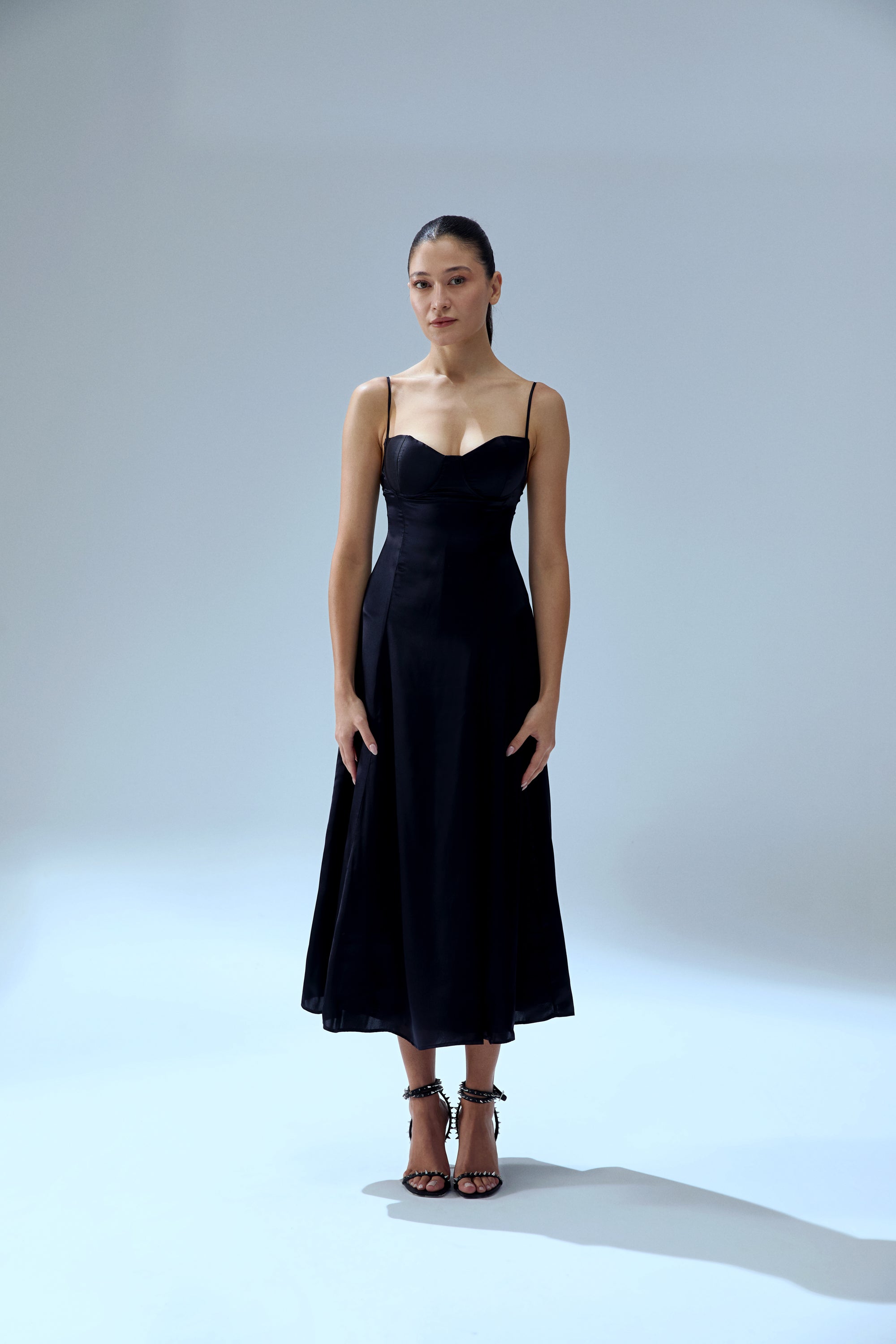 YOUR *ITCH SILK DRESS - BLACK